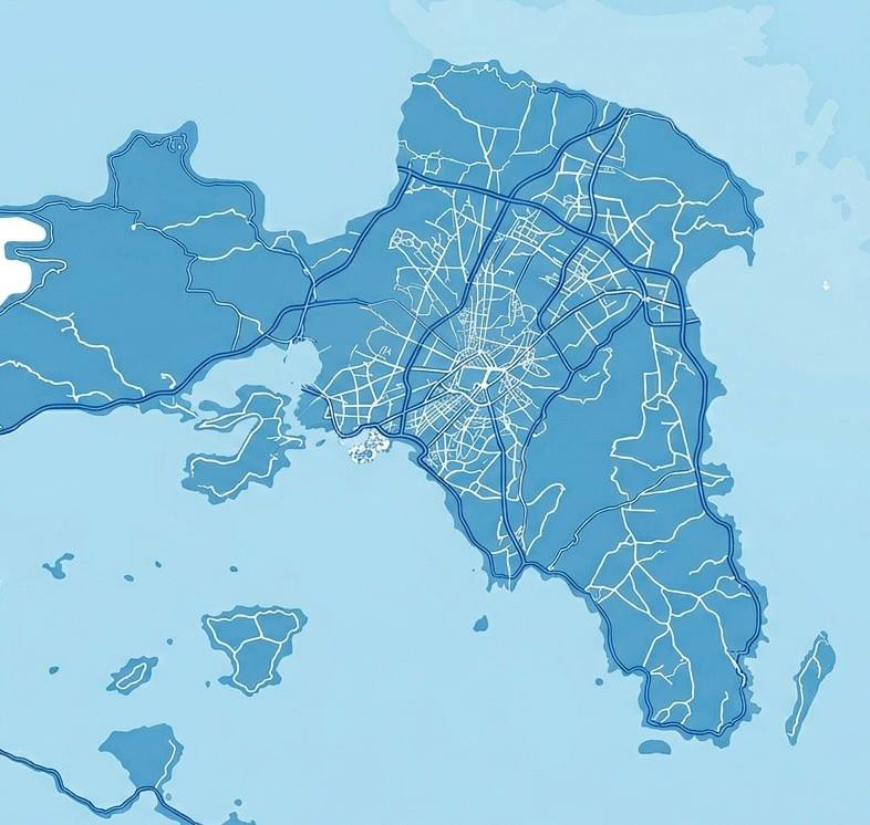 Χάρτης Αττικής